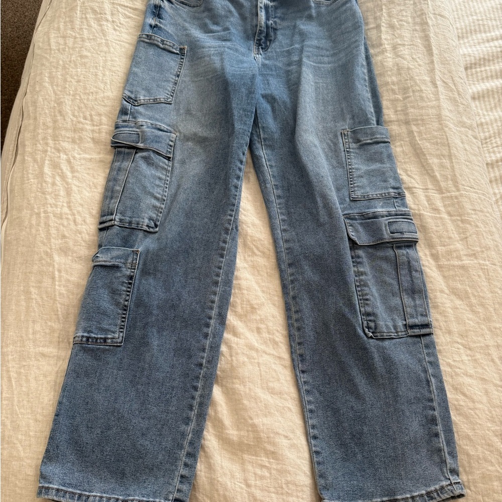 Flying Angel Denim Cargo Jeans